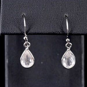 Quartz Crystal Sterling Silver Earrings
